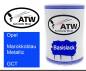 Preview: Opel, Marokkoblau Metallic, GCT: 500ml Lackdose, von ATW Autoteile West.